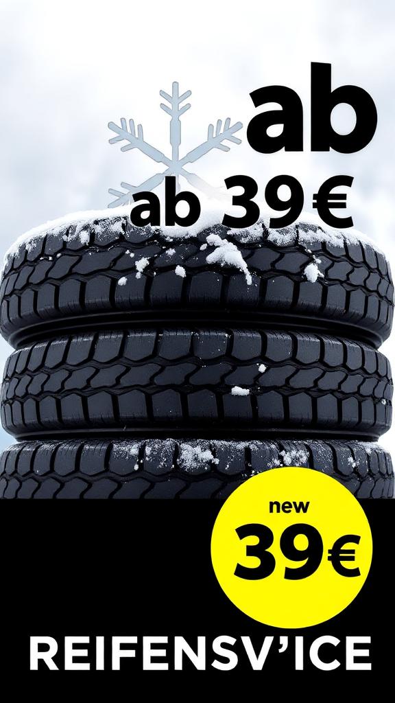Winterservice ab 79 € – Reifenwechsel + Frostschutz-Check